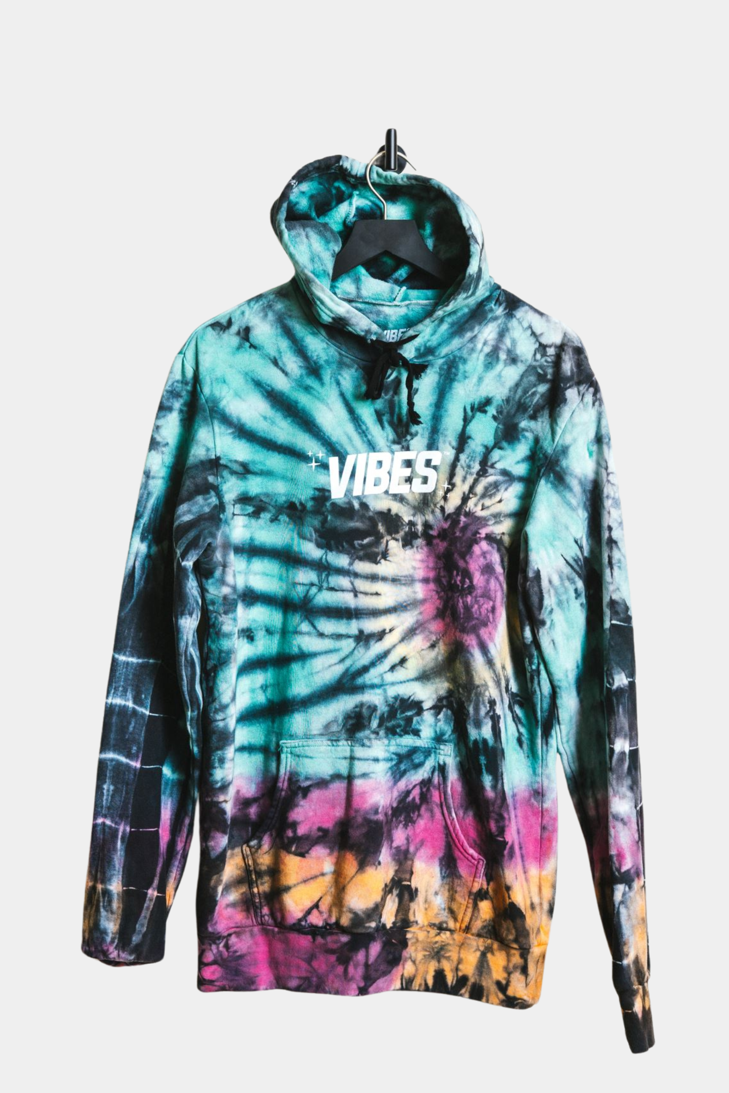 Reckless tie dye store hoodie