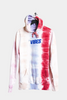 VIBES Vibe Tribe Striped Tie Dye Hoodie