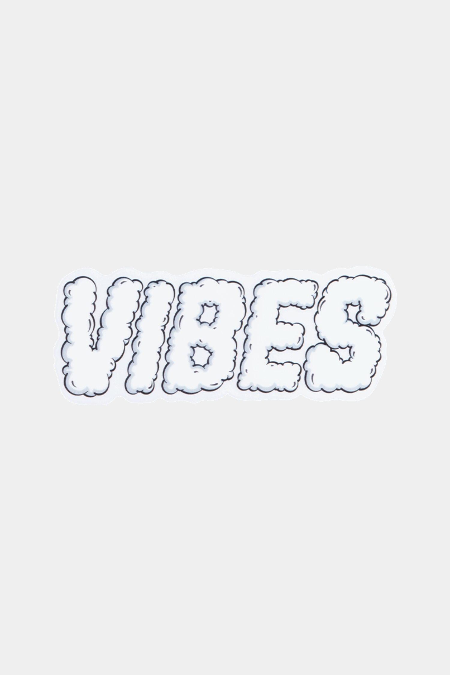 VIBES - Single Sticker - Cloud – VIBES Papers