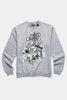 VIBES Goat Collection Heather Gray Crewneck