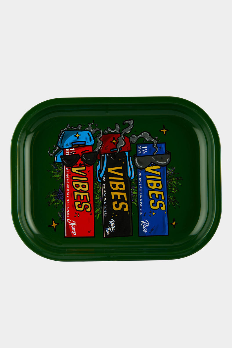 VIBES 3s A Crowd Rolling Tray