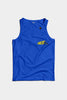 VIBES 3D Collection Blue Tank Top