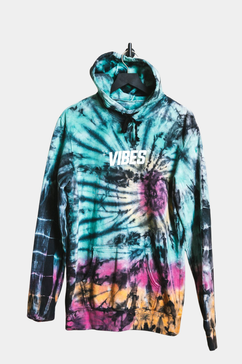 Blue and purple tie dye hoodie hotsell