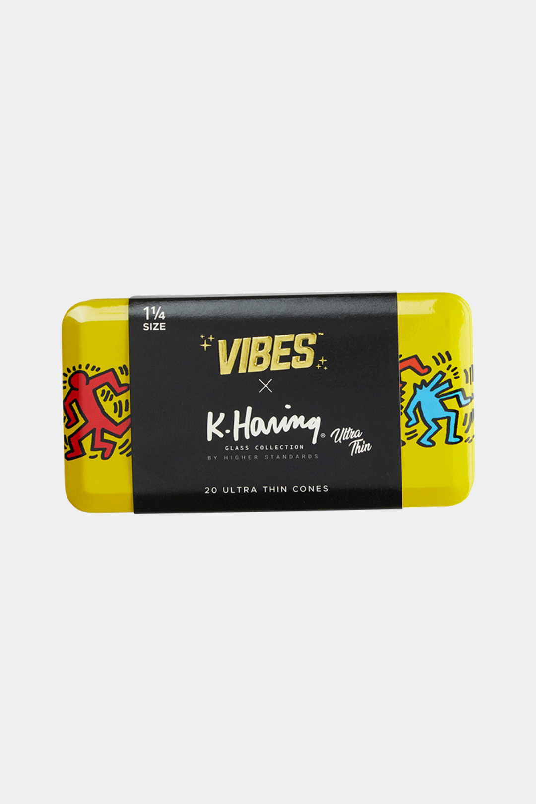 VIBES X K. Haring Cone Tin Box – VIBES Papers