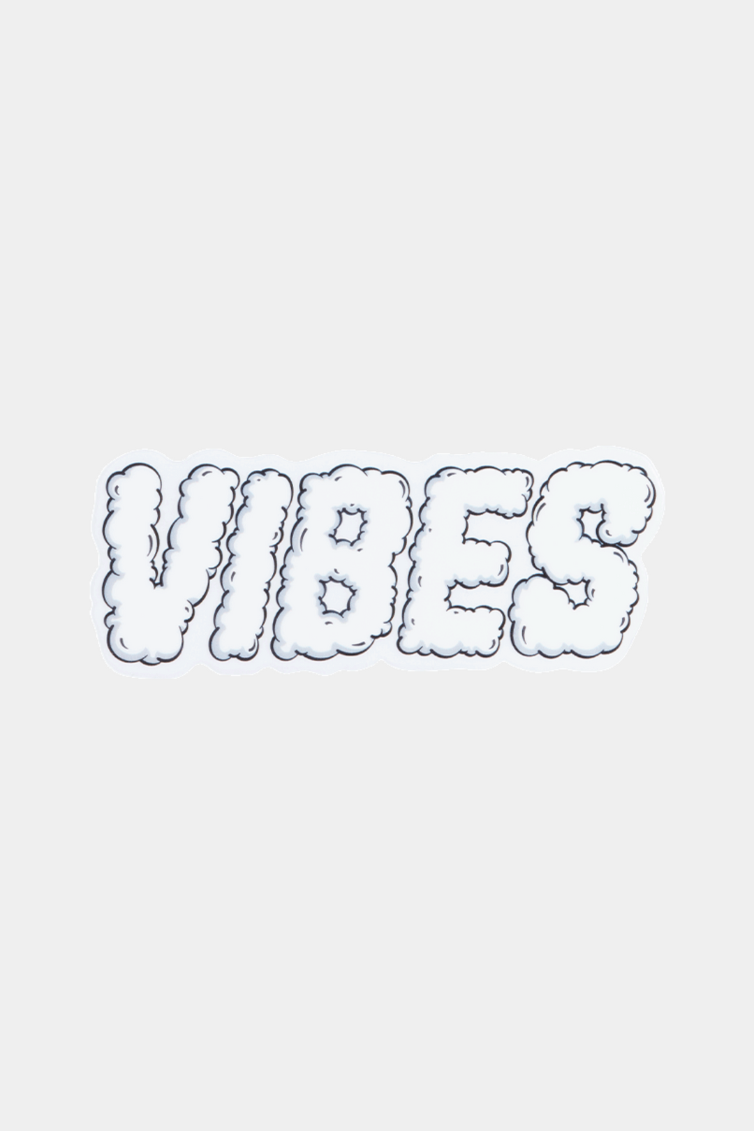 VIBES - Single Sticker - Cloud – VIBES Papers
