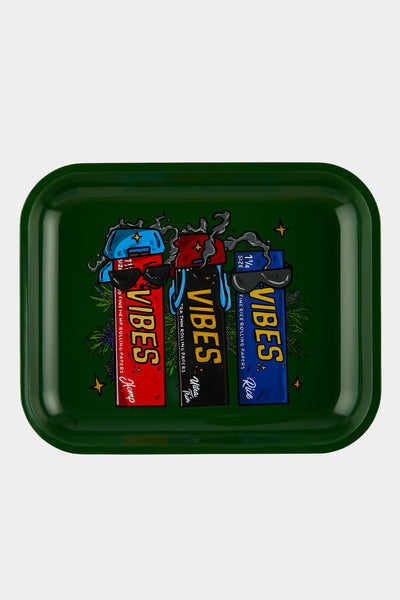 VIBES 3s A Crowd Rolling Tray