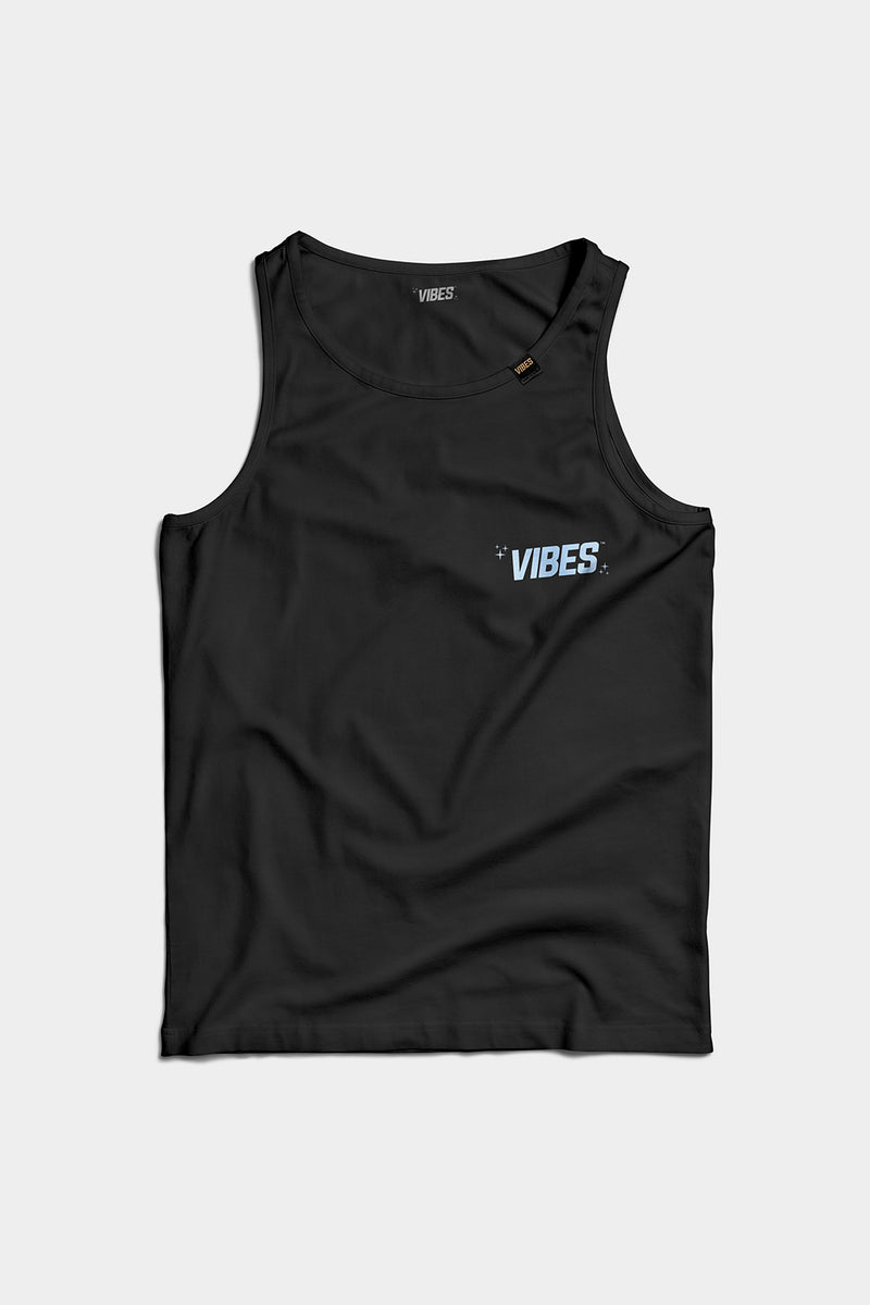 VIBES Joint Cloud Collection Black Tank Top
