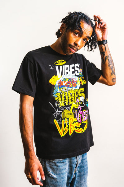 VIBES Collage Short Sleeve Tee